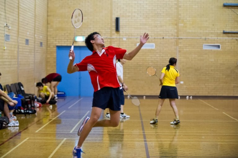 Social badminton session at Jim Satchell Recreation Centre Dianella
